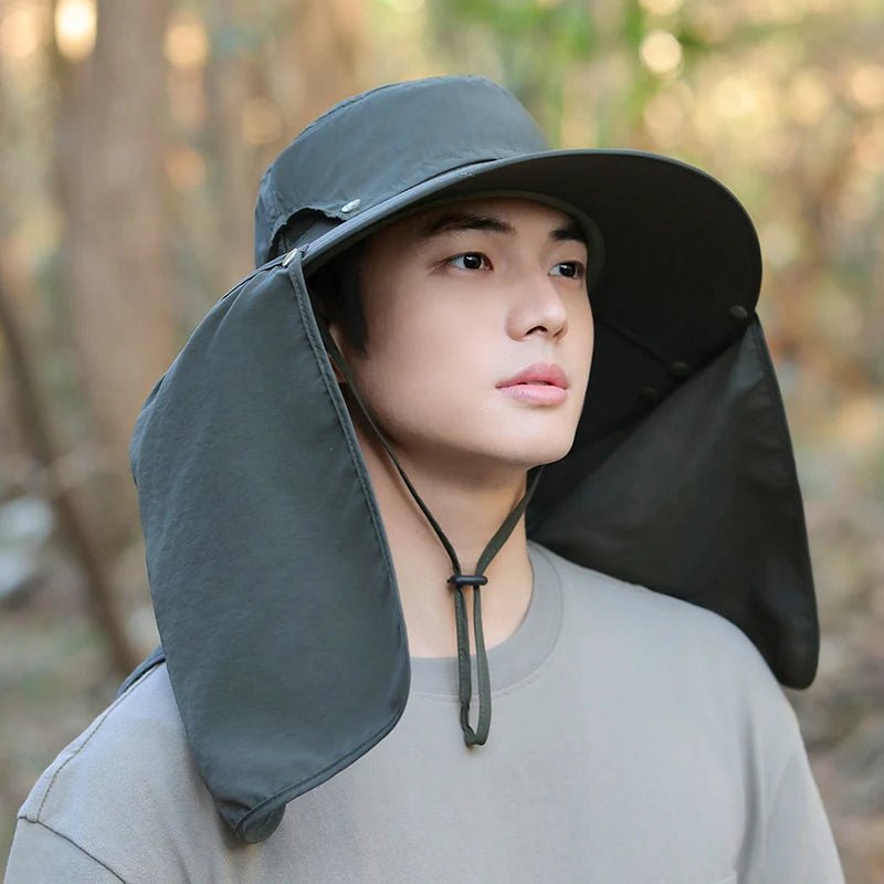 Wholesale Breathable Outdoor Cycling Neck Cover Men Women Anti Sun Hiking Bucket Hat - PratSN
