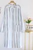 Winter air Cotton Interlayer Maternity Dress During Pregnancy Postpartum Nursing Pregnant Women Pajama Women - PratSN