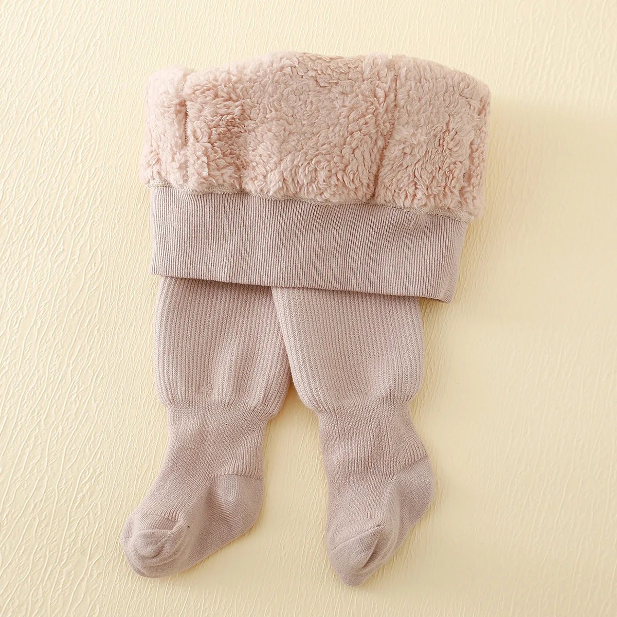 winter Infant baby girls Polar Fleece Lining stripes leggings plus thick warmth cotton Tights toddler kids Keep warm pantyhose - PratSN