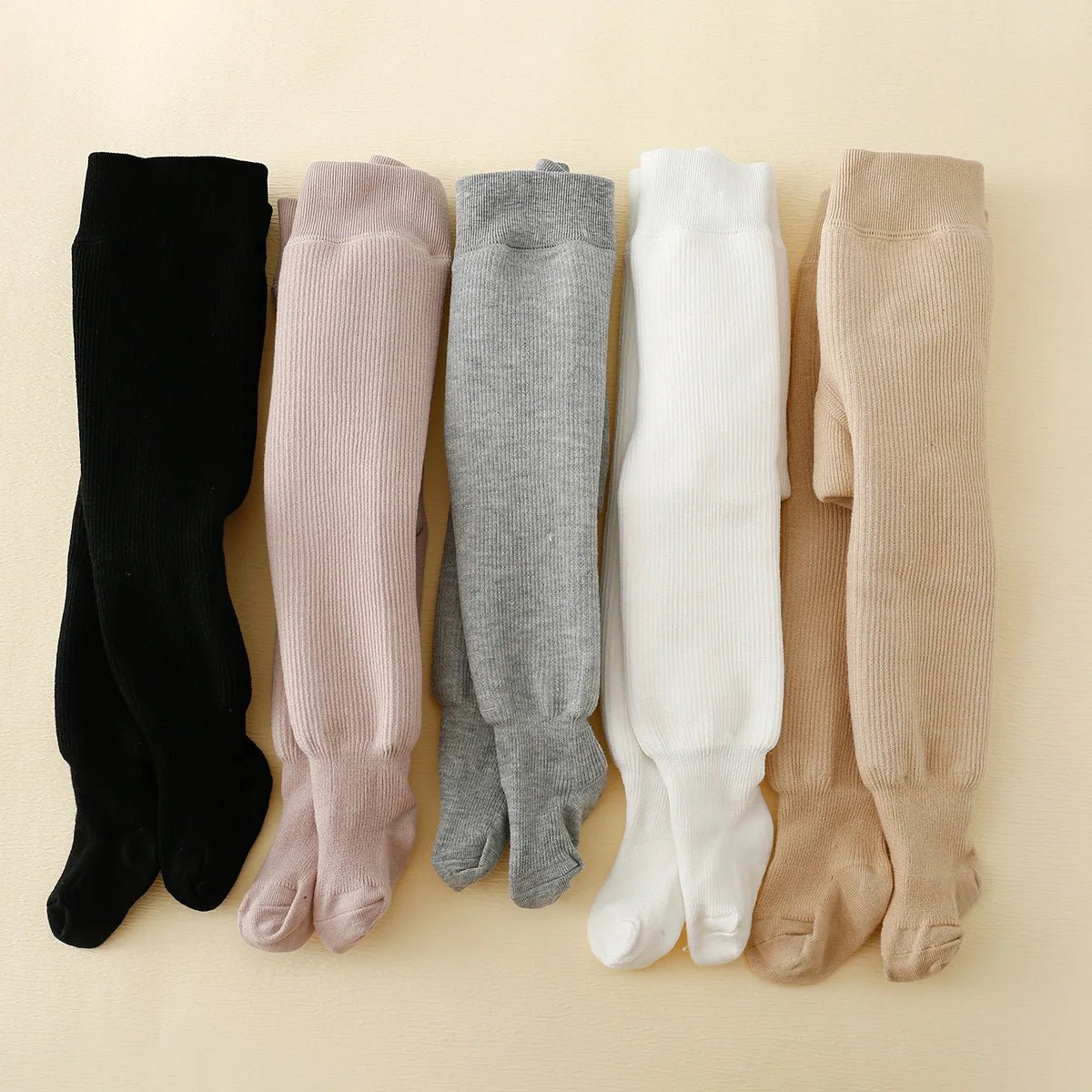 winter Infant baby girls Polar Fleece Lining stripes leggings plus thick warmth cotton Tights toddler kids Keep warm pantyhose - PratSN