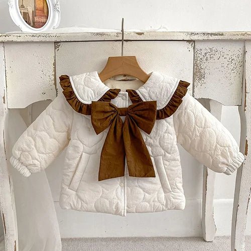 Winter Infant Baby Girls Thicken Warm Jacket Coat Newborn Baby Girls Plush Cardigan Coat Children Thicken Warm Clothes - PratSN