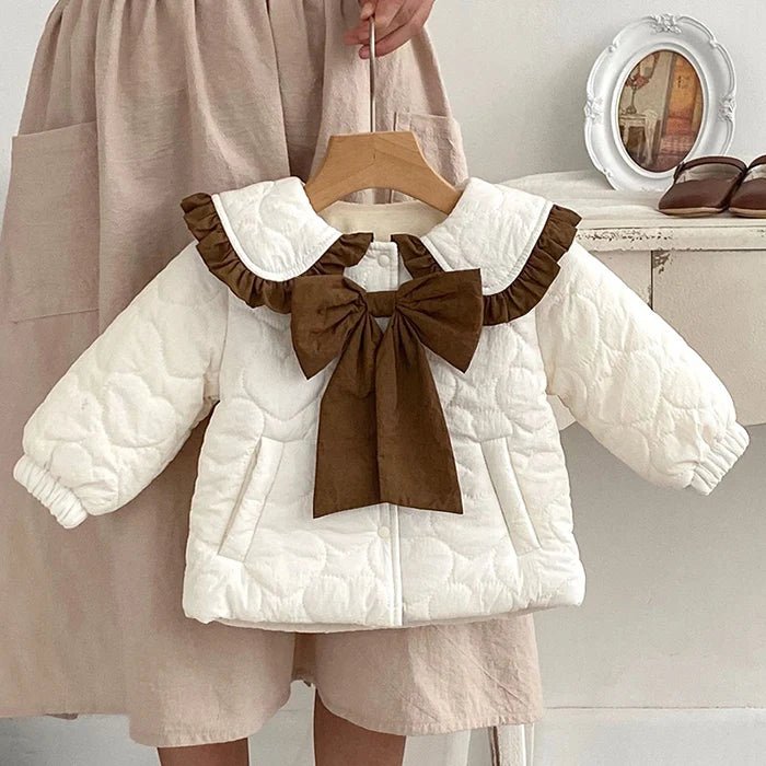 Winter Infant Baby Girls Thicken Warm Jacket Coat Newborn Baby Girls Plush Cardigan Coat Children Thicken Warm Clothes - PratSN