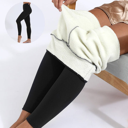 Winter Leggings Warm Thick High Stretch Cashmere Leggings Skinny Fitness Woman Pants - PratSN