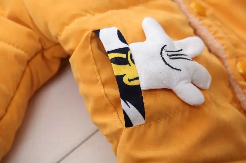 Winter Thick Jacket For Girls Boys Coats Christmas Casual Jacket Baby Kids Warm Coat 1 2 3 4 Yrs Children Hooded Outwear - PratSN