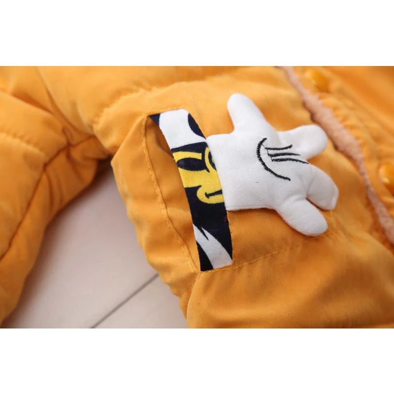 Winter Thick Jacket For Girls Boys Coats Christmas Casual Jacket Baby Kids Warm Coat 1 2 3 4 Yrs Children Hooded Outwear - PratSN