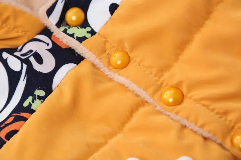 Winter Thick Jacket For Girls Boys Coats Christmas Casual Jacket Baby Kids Warm Coat 1 2 3 4 Yrs Children Hooded Outwear - PratSN