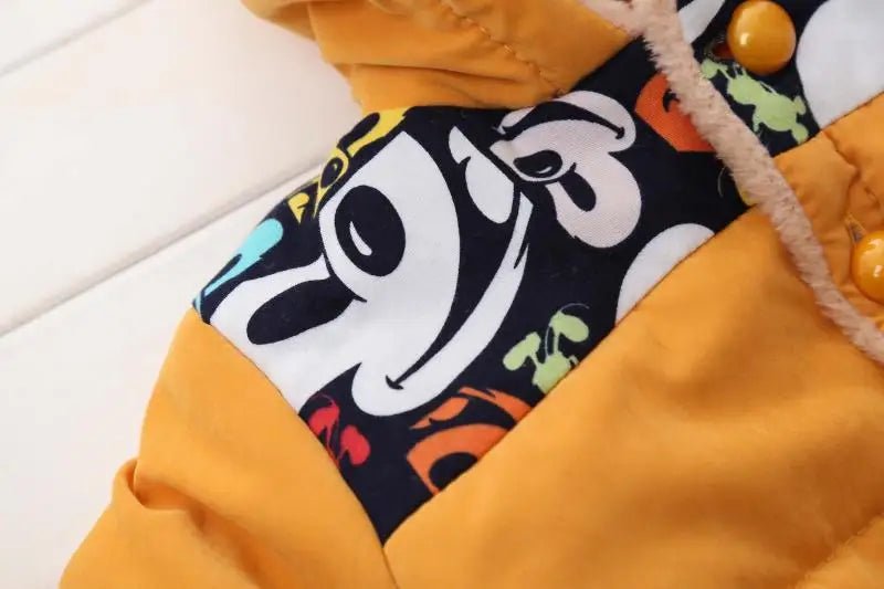 Winter Thick Jacket For Girls Boys Coats Christmas Casual Jacket Baby Kids Warm Coat 1 2 3 4 Yrs Children Hooded Outwear - PratSN