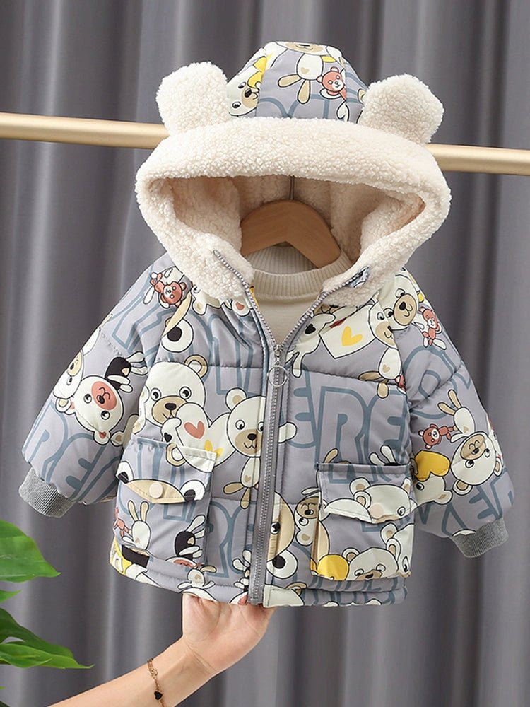 Winter Thickened Kids' Overcoat 1 Year Old Baby Cotton Clothes - PratSN