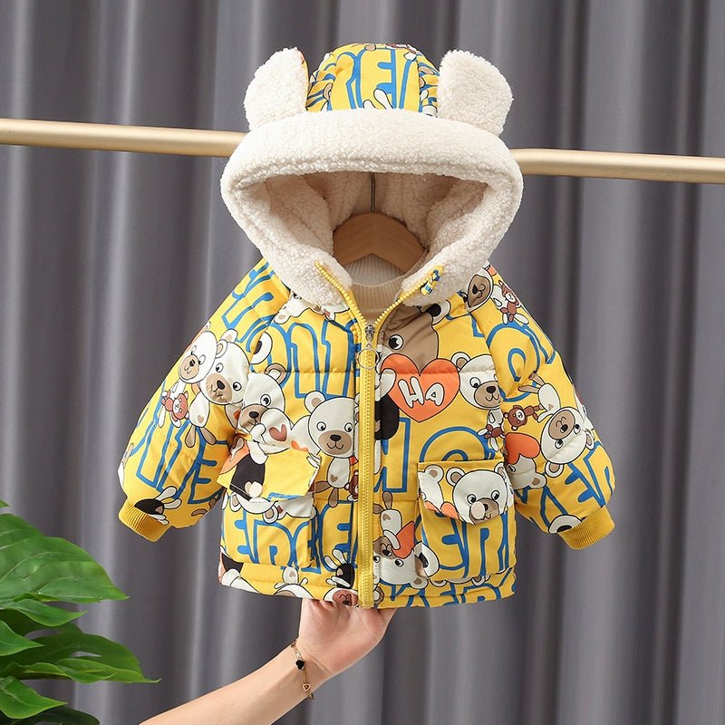 Winter Thickened Kids' Overcoat 1 Year Old Baby Cotton Clothes - PratSN