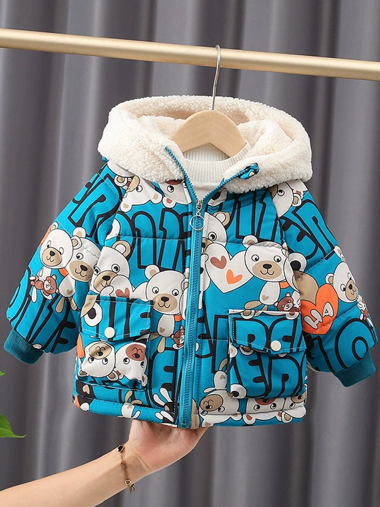 Winter Thickened Kids' Overcoat 1 Year Old Baby Cotton Clothes - PratSN