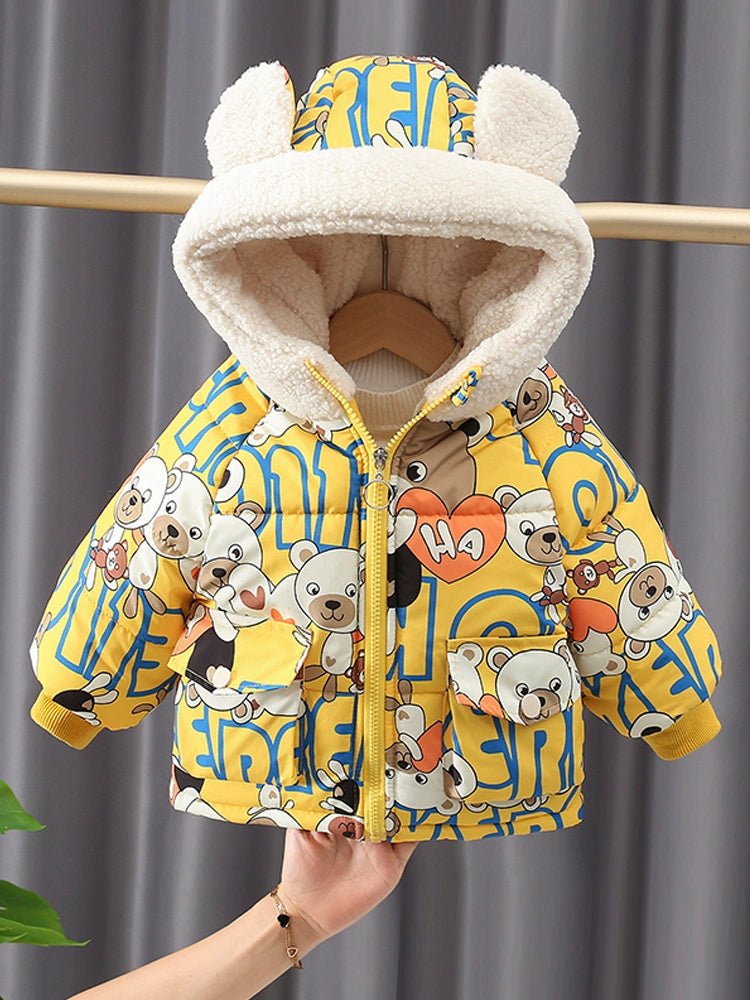 Winter Thickened Kids' Overcoat 1 Year Old Baby Cotton Clothes - PratSN