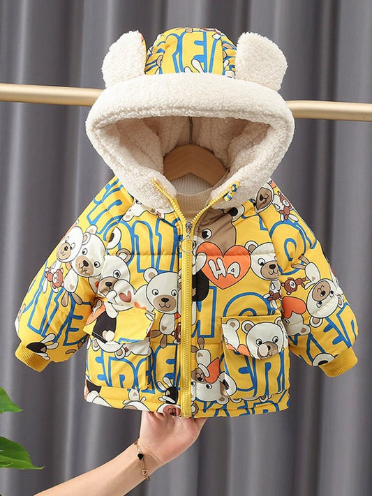 Winter Thickened Kids' Overcoat 1 Year Old Baby Cotton Clothes - PratSN