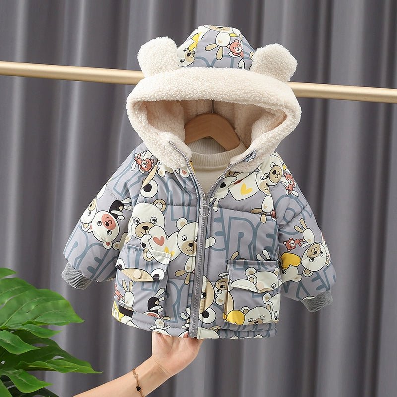 Winter Thickened Kids' Overcoat 1 Year Old Baby Cotton Clothes - PratSN