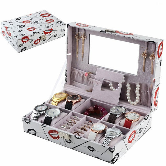 Women DIY Home Storage Desk Case Makeup Organizer Box - PratSN
