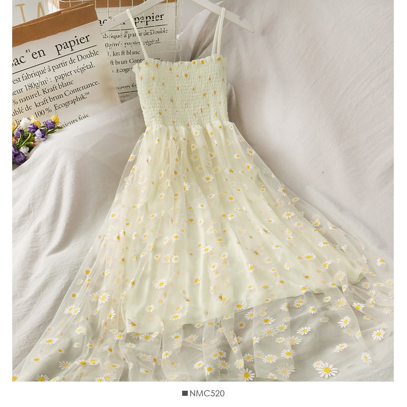 Women Dresses Summer V Neck Floral Print Boho Beach Dress - PratSN