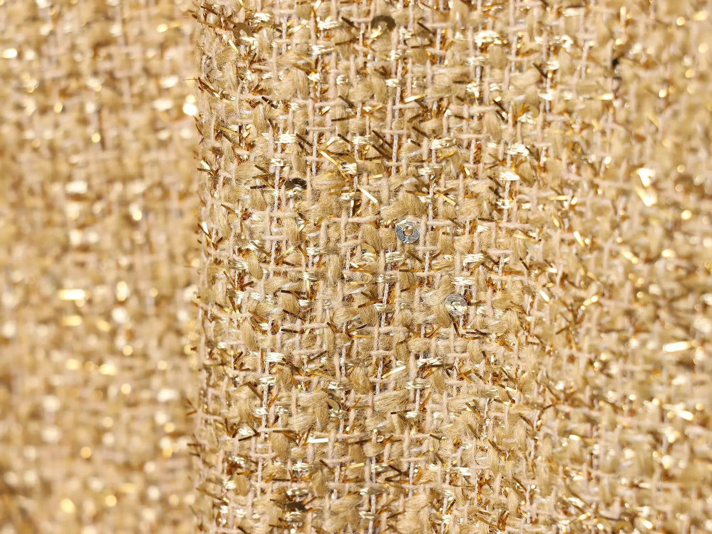 Women Fashion Metallic Thread Short Jacket Fall Long SleeveO - Neck Stretch Hem Jacket Coats Female Chic Streetwear - PratSN