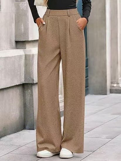 Women Straight - leg Wide - leg Pants - PratSN