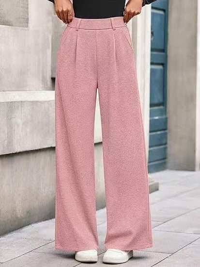 Women Straight - leg Wide - leg Pants - PratSN