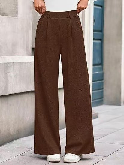 Women Straight - leg Wide - leg Pants - PratSN