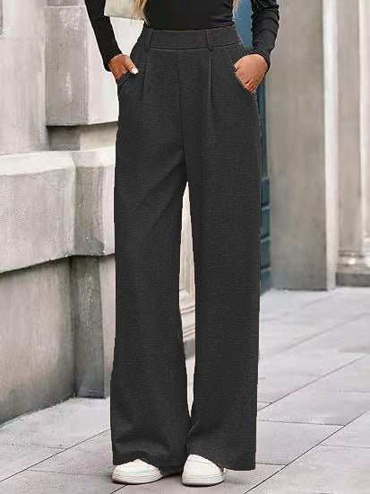 Women Straight - leg Wide - leg Pants - PratSN