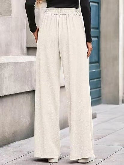 Women Straight - leg Wide - leg Pants - PratSN