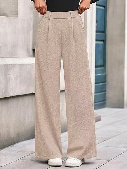 Women Straight - leg Wide - leg Pants - PratSN