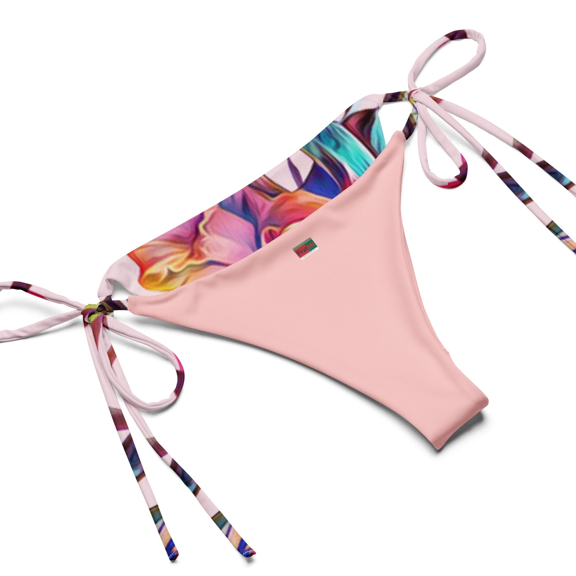 Women's all - over print string bikini, floral Bikini, cute Summer Bikini - PratSN