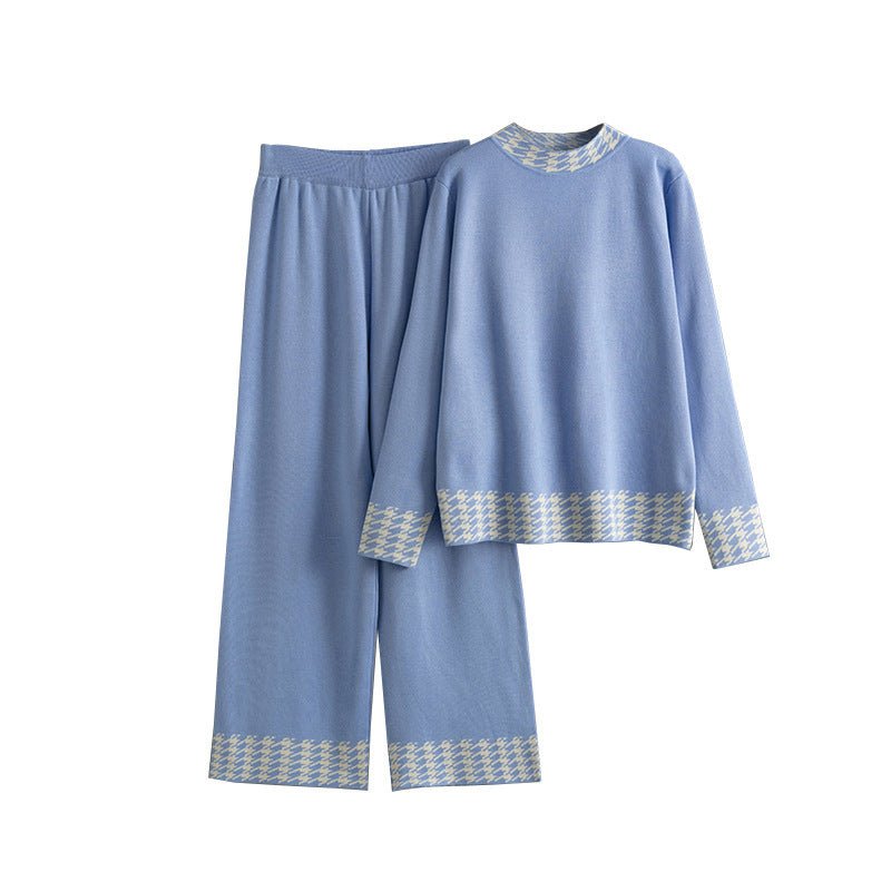 Women's Autumn And Winter Loose Pullover Two - piece Set - PratSN