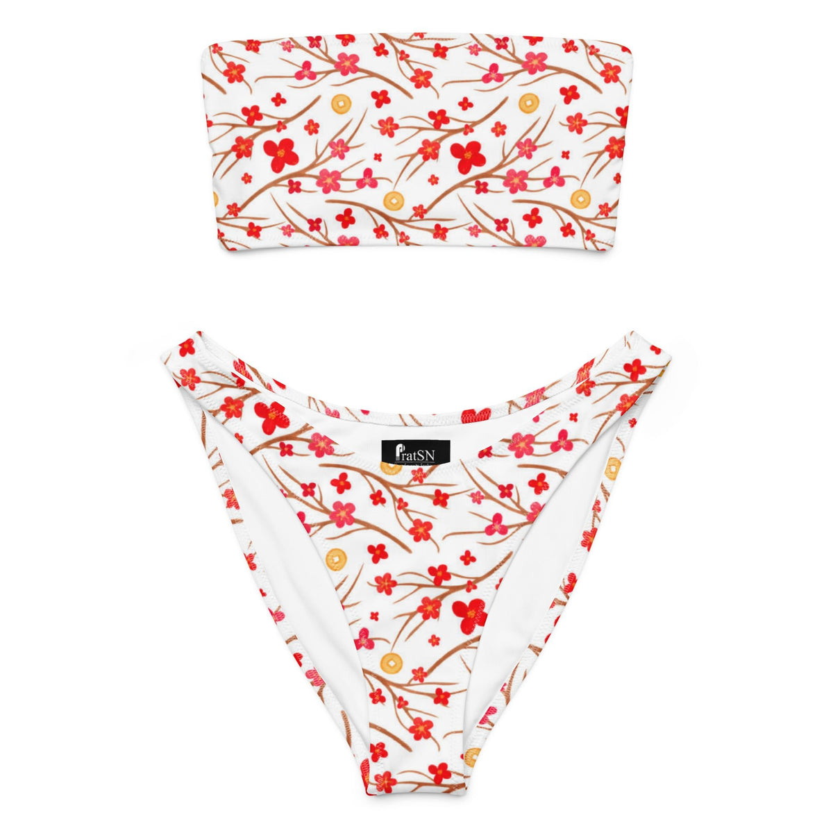 Women's bandeau bikini Set | Swimsuit - PratSN
