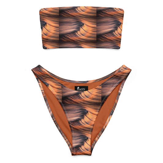 Women's bandeau bikini Set | Swimwear - PratSN