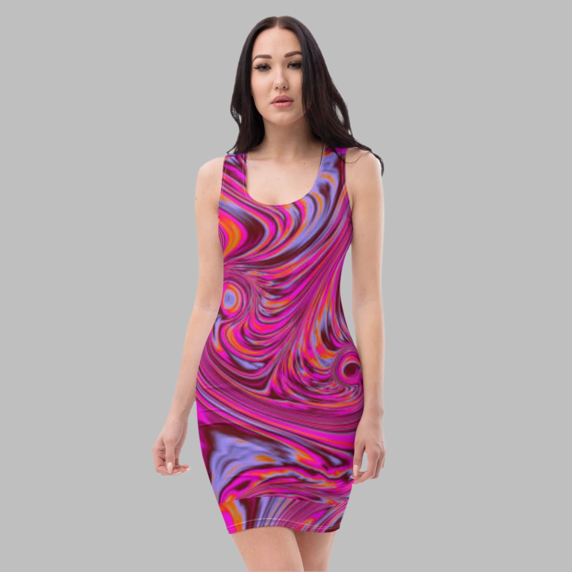 Summer Body Hugging Fit Dress | Elegant Sleeveless Bodycon Dress - PratSN Summer Body Hugging Fit Dress | Elegant Sleeveless Bodycon Dress - PratSN