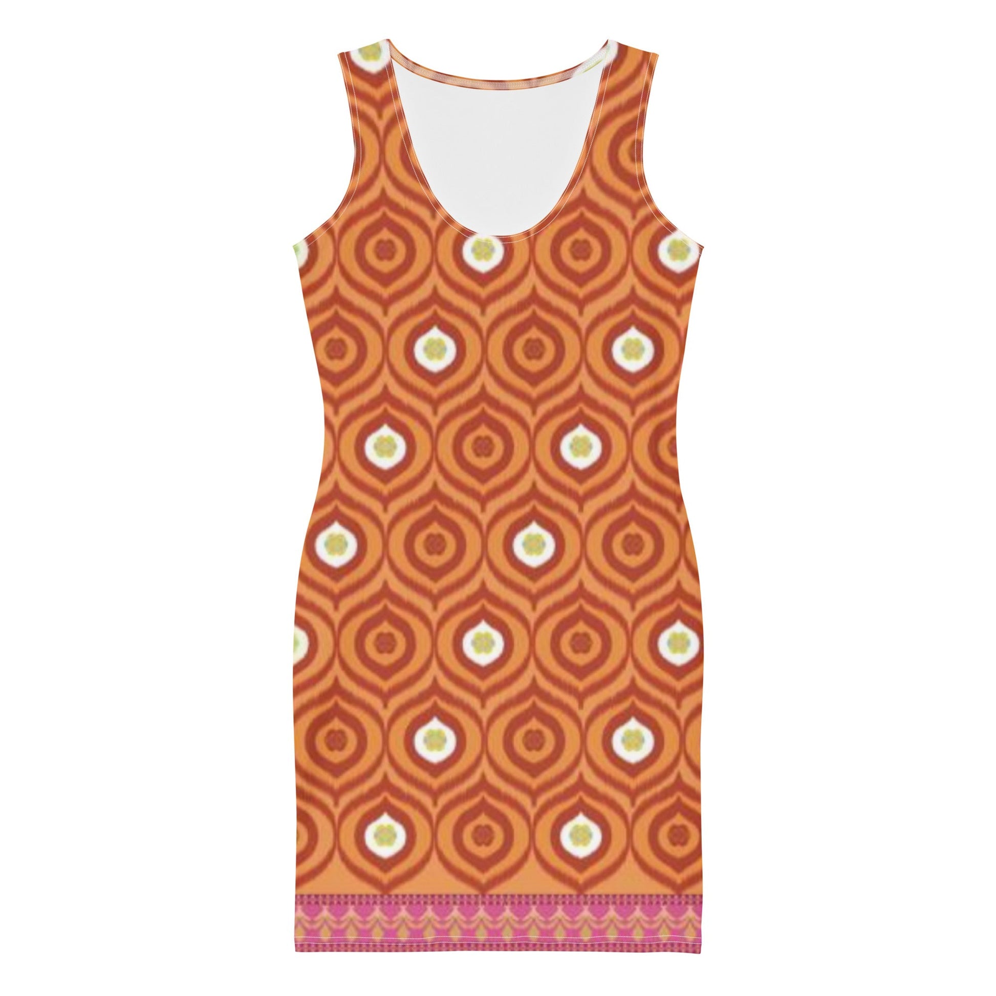 Women's Bodycon dress, Mango Tango Pencil Dresses, Body hugging fit tank top dress, elegant bodycon, sleeveless dress for your favorite party, summer and spring dress - PratSN