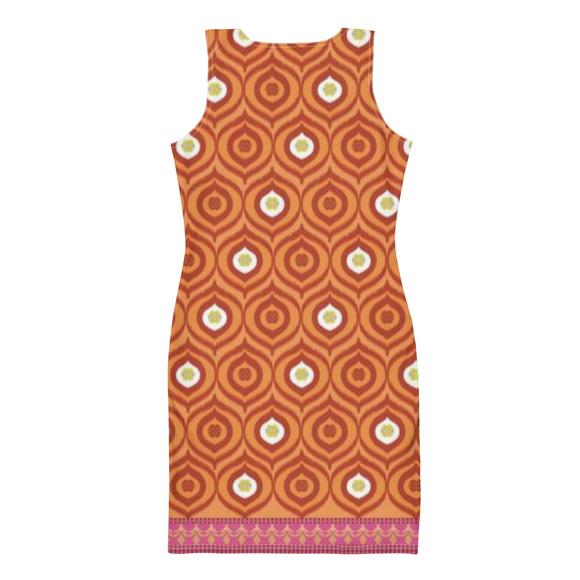 Women's Bodycon dress, Mango Tango Pencil Dresses, Body hugging fit tank top dress, elegant bodycon, sleeveless dress for your favorite party, summer and spring dress - PratSN