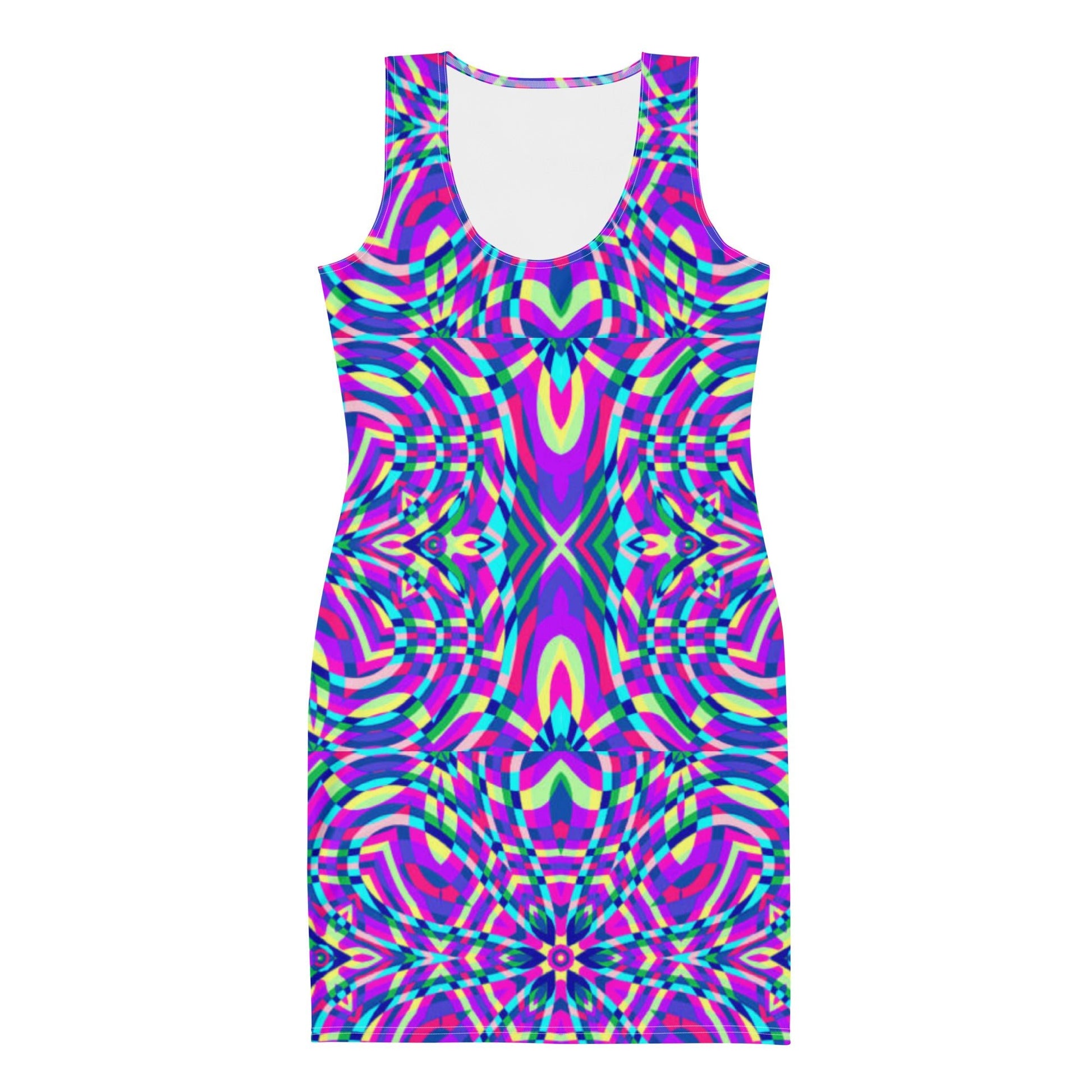 Women's Bodycon dress, Purple bodycon dress, Blooming pattern dress, Body hugging fit tank top dress, elegant bodycon, sleeveless dress for your favorite party, summer and spring dress - PratSN
