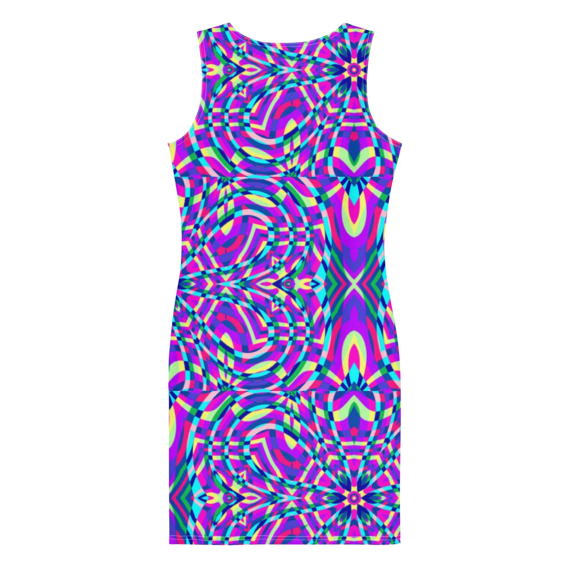 Women's Bodycon dress, Purple bodycon dress, Blooming pattern dress, Body hugging fit tank top dress, elegant bodycon, sleeveless dress for your favorite party, summer and spring dress - PratSN