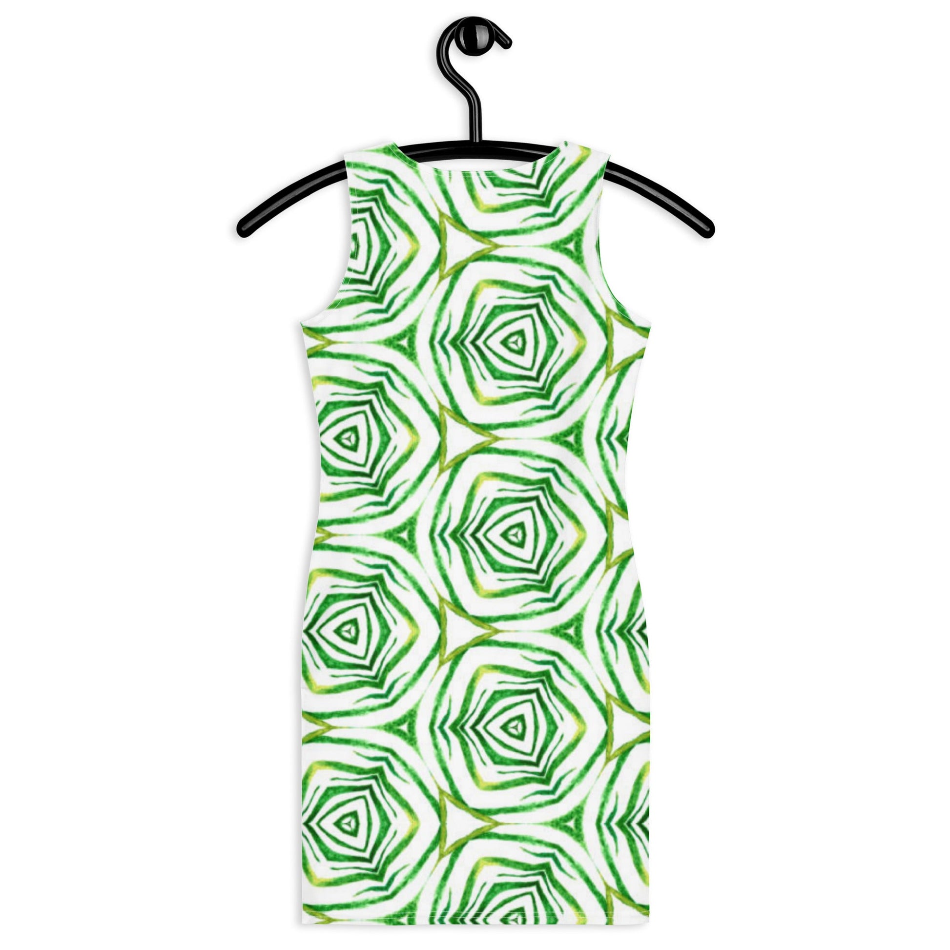 Women's Bodycon dress, Rose White Green Pencil Dresses, Body hugging fit tank top dress, elegant bodycon, sleeveless dress for your favorite party, summer and spring dress - PratSN