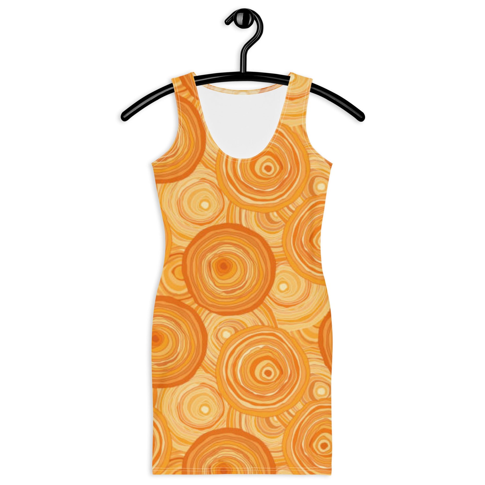 Party Ready Bodycon Tank Top Dress - Women's Elegant Sleeveless Attire, Yellow Pencil Dresses - PratSN M Party Ready Bodycon Tank Top Dress - Women's Elegant Sleeveless Attire, Yellow Pencil Dresses - PratSN M
