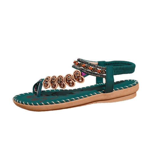 Women's Bohemian Daily Casual Summer Rhinestone Sandals - PratSN
