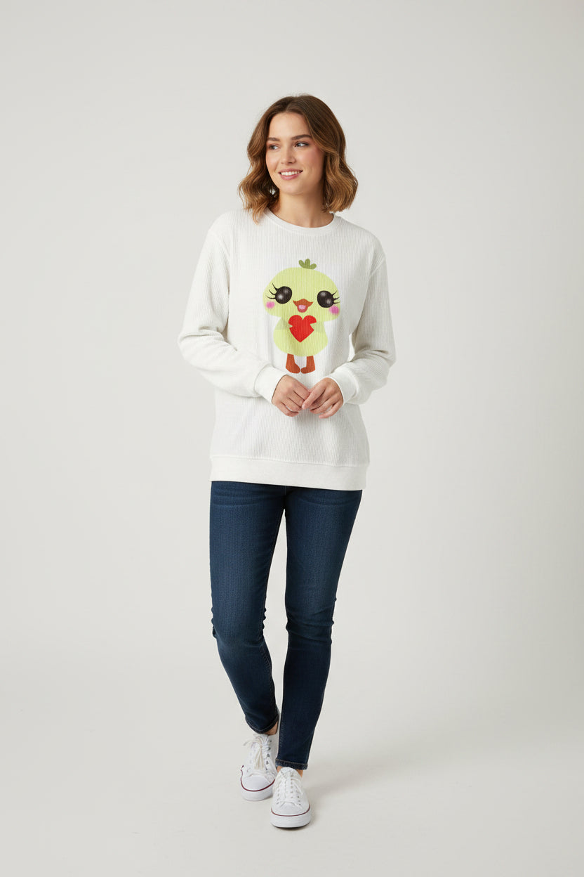 Women's Comfy Cord Sweatshirt - PratSN