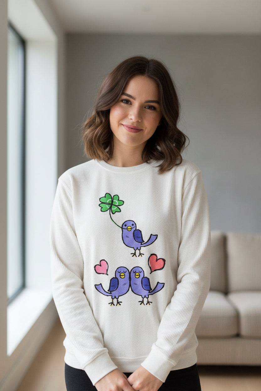 Women's Comfy Cord Sweatshirt - PratSN