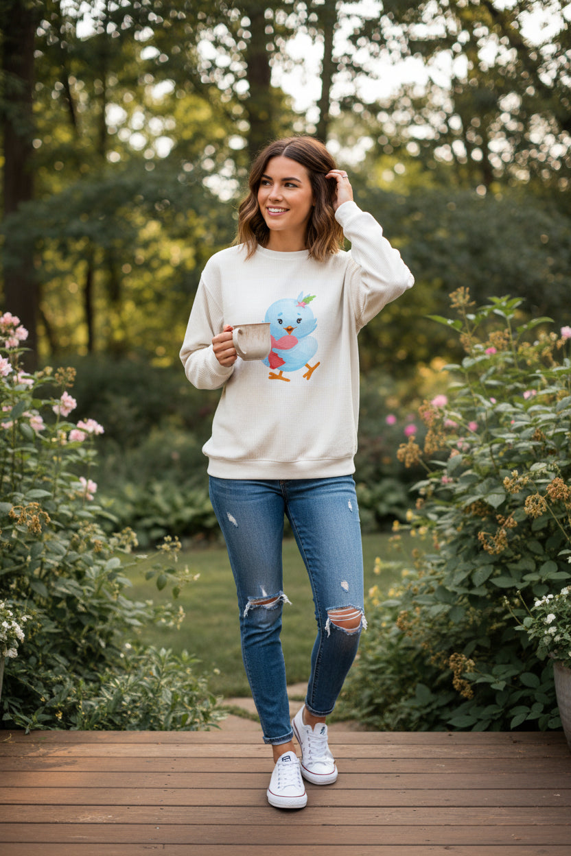 Women's Comfy Cord Sweatshirt - PratSN