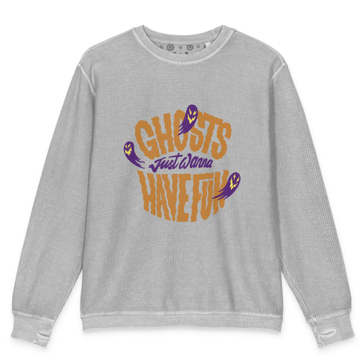 Women's Comfy Cord Sweatshirt Halloween Sweatshirt - PratSN