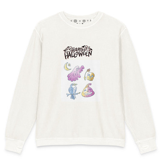 Women's Comfy Cord Sweatshirt, Halloween Sweatshirt - PratSN