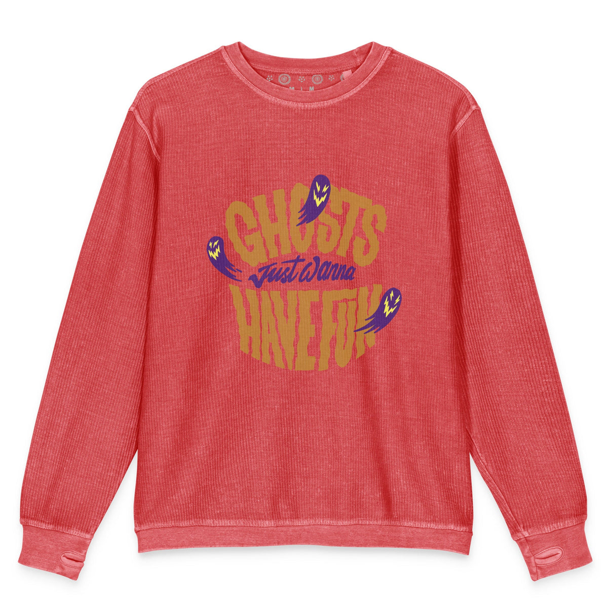 Women's Comfy Cord Sweatshirt Halloween Sweatshirt - PratSN