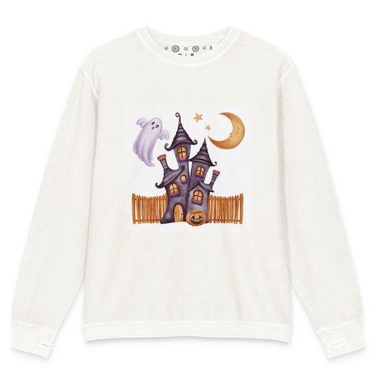 Women's Comfy Cord Sweatshirt, Halloween Sweatshirt - PratSN