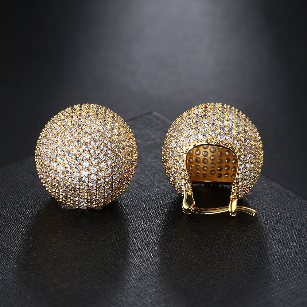 Women's Copper - plated Gold Earrings - PratSN