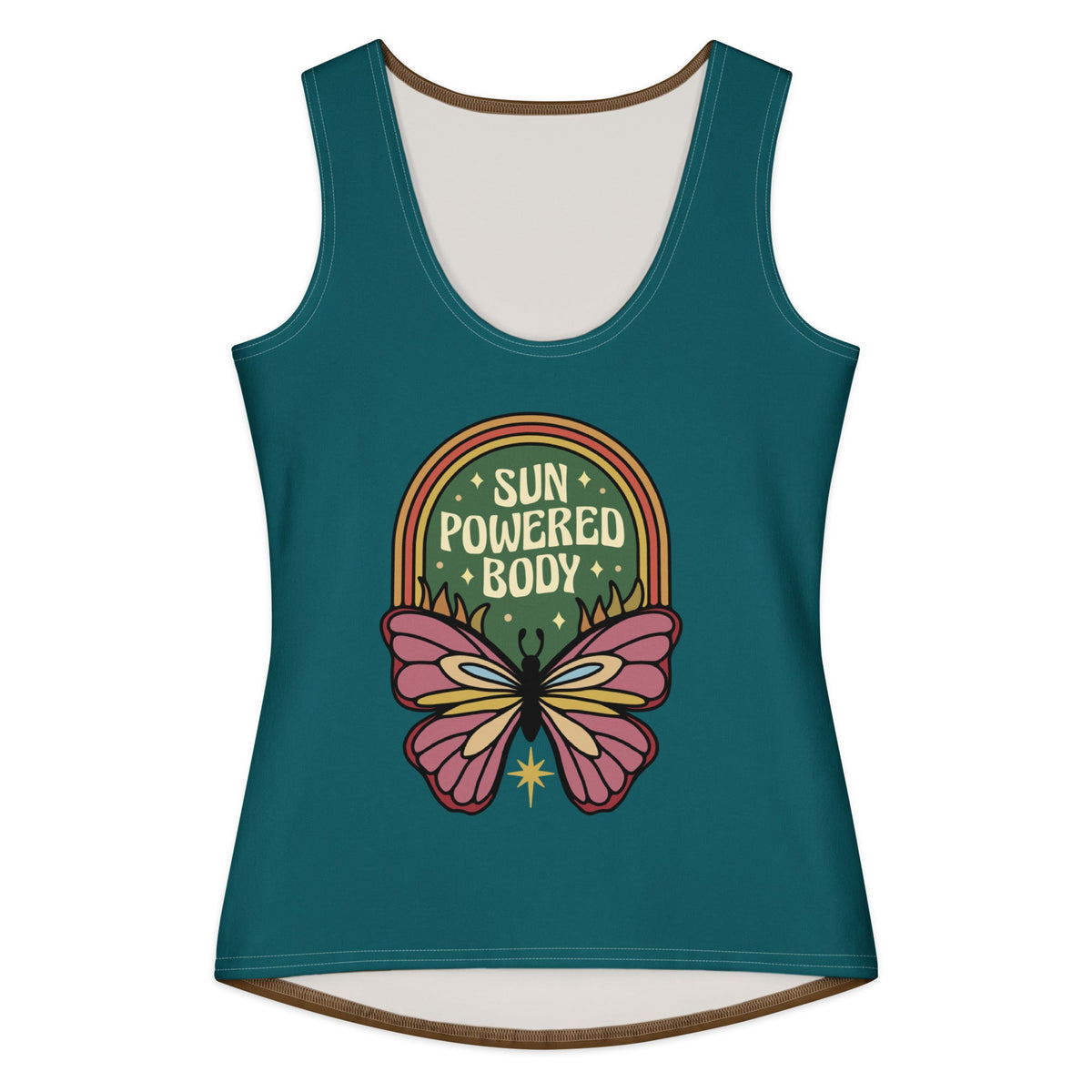 Women's Cotton Tank Top, Butter Fly - PratSN