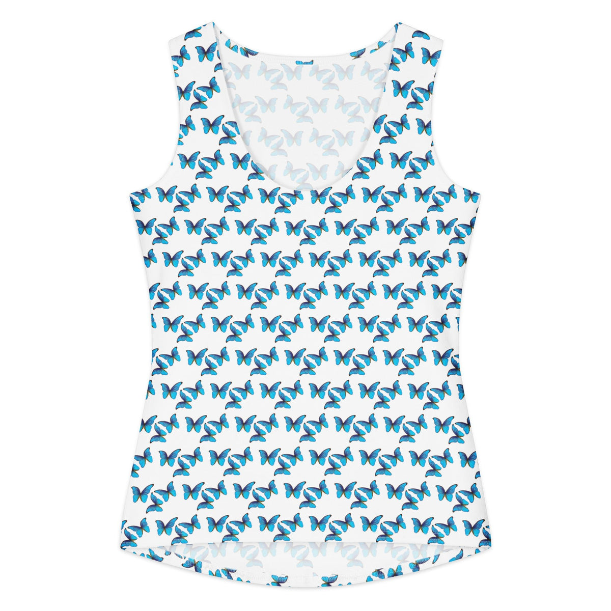 Women's cotton tank top Butter Fly Pattern Top - PratSN