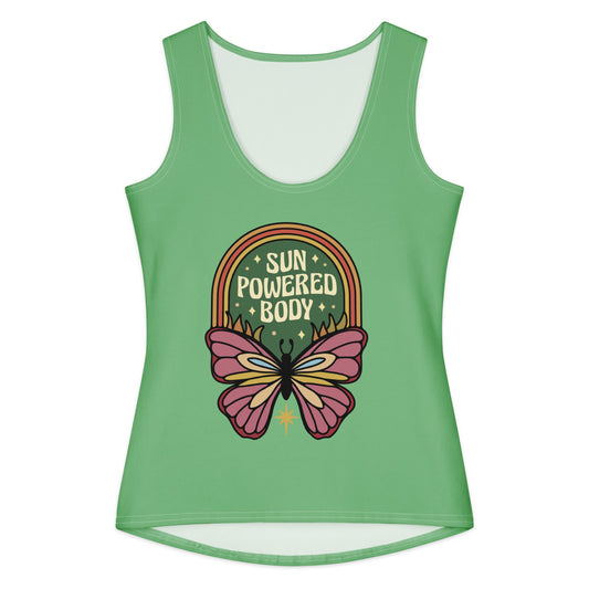 Women's cotton tank top Butter Fly Pattern Top - PratSN