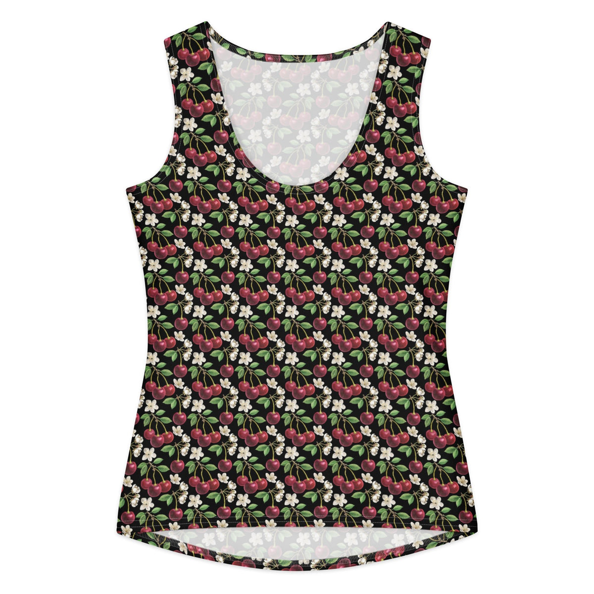 Women's cotton tank top Cherry Print Tank Top - PratSN